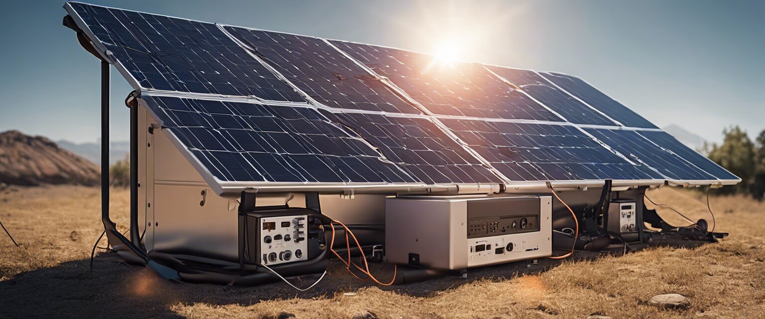 Solar-compatible portable power station