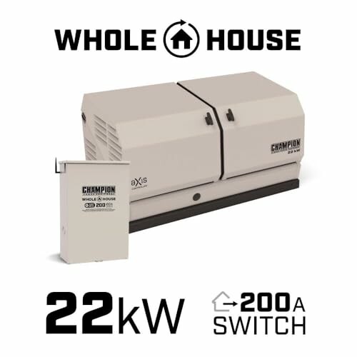 22kW whole house generator with 200A switch